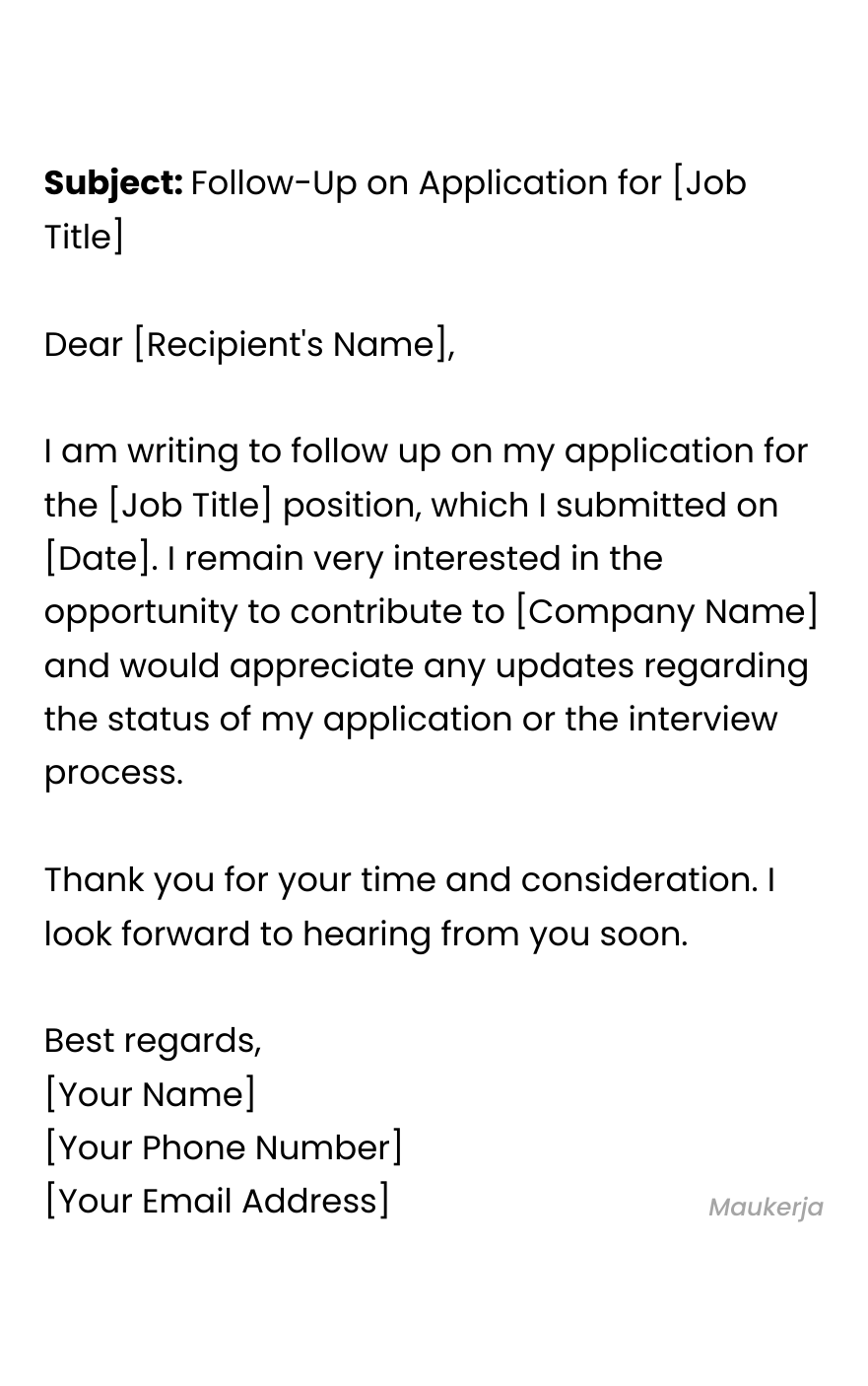 Contoh Email Follow Up dalam Bahasa Inggeris